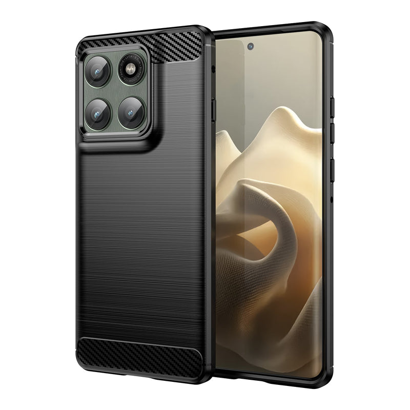 Moto Edge 60Pro Carbon Fibre Brushed Case [Black]
