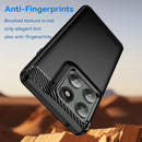 Moto Edge 60Pro Carbon Fibre Brushed Case [Black]