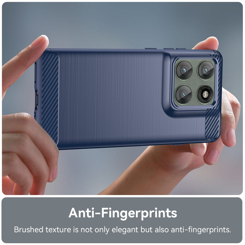 Moto Edge 60Pro Carbon Fibre Brushed Case [Navy]