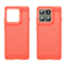 Moto Edge 60Pro Carbon Fibre TPU Case Slim Shockproof Cover Red