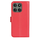 Moto Edge 60Pro PU Wallet Case [Red]