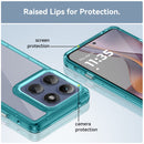 Motorola Moto Edge 60Pro Soft TPU Bumper Case [Clear Blue]