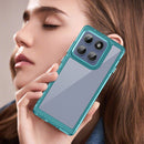 Motorola Moto Edge 60Pro Soft TPU Bumper Case [Clear Blue]