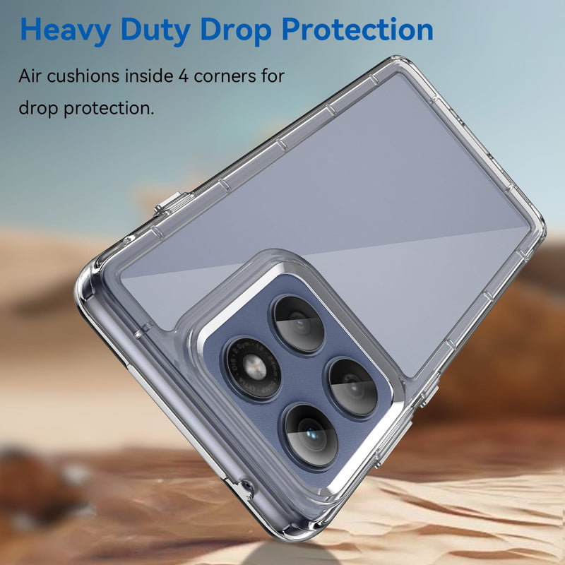 Motorola Moto Edge 60Pro Soft TPU Bumper Case [Clear]