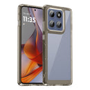 Motorola Moto Edge 60Pro Soft TPU Bumper Case [Clear Grey]