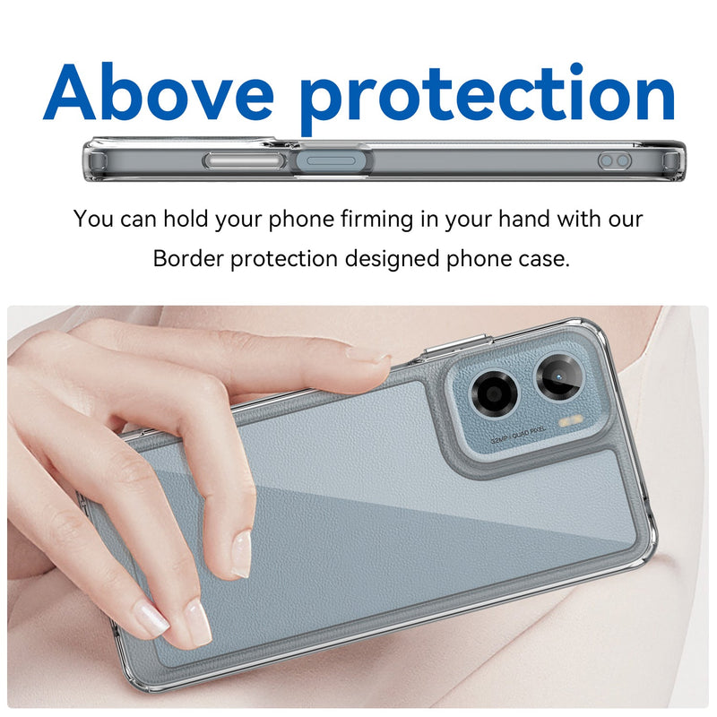Motorola Moto G05 4G Soft TPU Bumper Case [Clear]