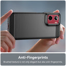 Motorola Moto G05 4G Carbon Fibre Brushed Case [Black]