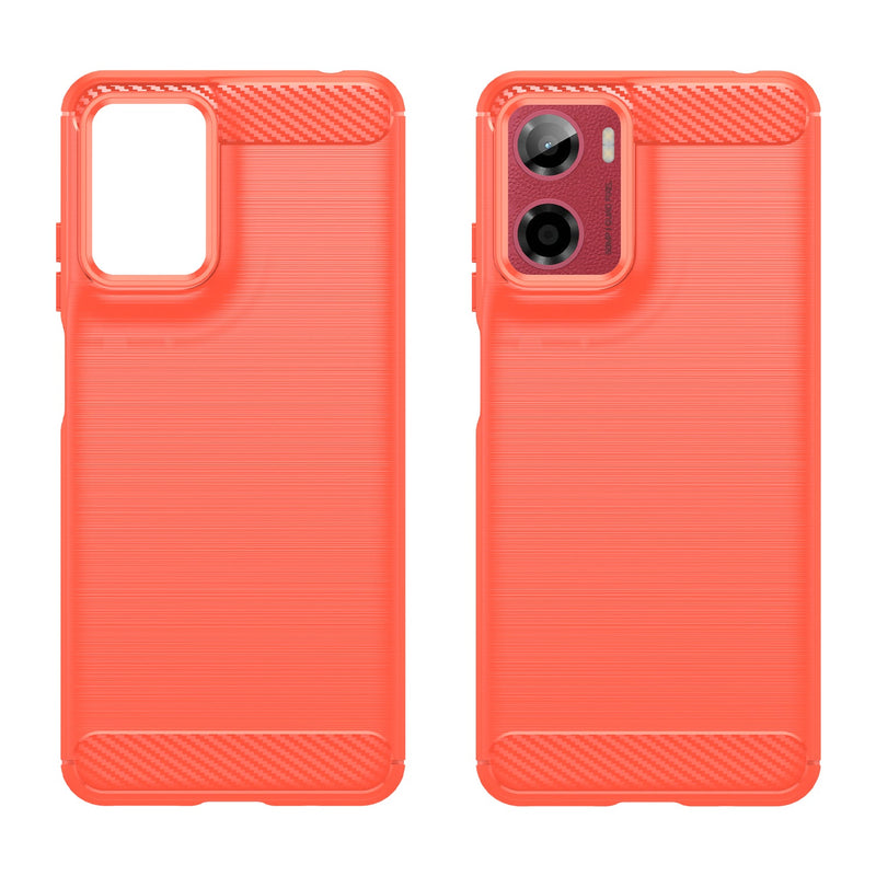 Motorola Moto G05 4G Carbon Fibre Brushed Case [Red]