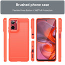Motorola Moto G05 4G Carbon Fibre Brushed Case [Red]