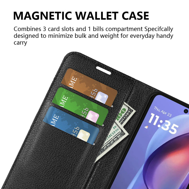 Motorola Moto G05 4G PU Wallet Case [Red]