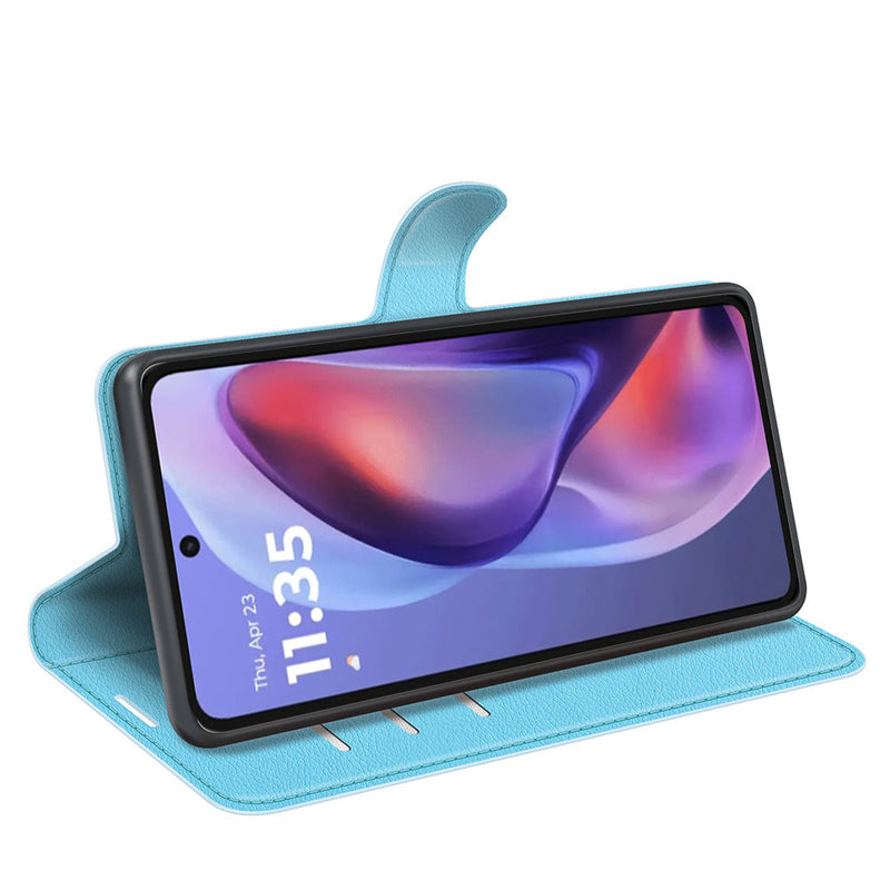Motorola Moto G05 4G PU Wallet Case [LightBlue]