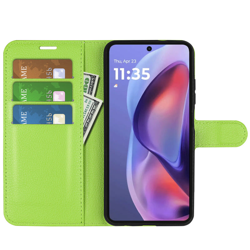 Motorola Moto G05 4G PU Wallet Case [Green]