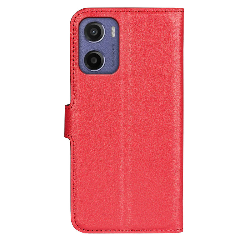 Motorola Moto G05 4G PU Wallet Case [Red]