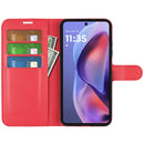 Motorola Moto G05 4G PU Wallet Case [Red]
