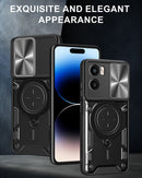 Motorola Moto G05 4G Ring Kickstand Case w/ Camera Cover [Navy]