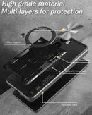 Motorola Moto G05 4G Ring Kickstand Case w/ Camera Cover [Navy]