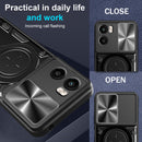 Motorola Moto G05 4G Ring Kickstand Case w/ Camera Cover [Purple]