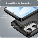Moto G06 4G Carbon Fibre TPU Case Slim Shockproof Cover Black