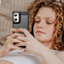 Moto G06 4G Carbon Fibre TPU Case Slim Shockproof Cover Black