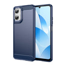 Moto G06 4G Carbon Fibre TPU Case Slim Shockproof Cover Navy