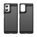 Moto G06 4G Carbon Fibre TPU Case Slim Shockproof Cover