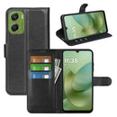 Motorola Moto G06 4G PU Wallet Case [Black]