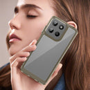 Motorola Moto G15 4G Soft TPU Bumper Case [Clear Grey]