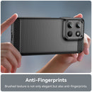 Motorola Moto G15 4G Carbon Fibre Brushed Case [Black]