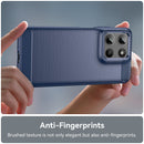 Motorola Moto G15 4G Carbon Fibre Brushed Case [Navy]