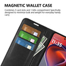 Motorola Moto G15 4G PU Wallet Case [Red]
