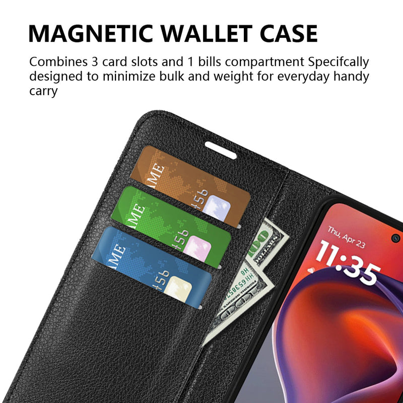 Motorola Moto G15 4G PU Wallet Case [LightBlue]