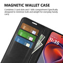 Motorola Moto G15 4G PU Wallet Case [Purple]