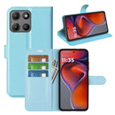 Motorola Moto G15 4G PU Wallet Case [LightBlue]