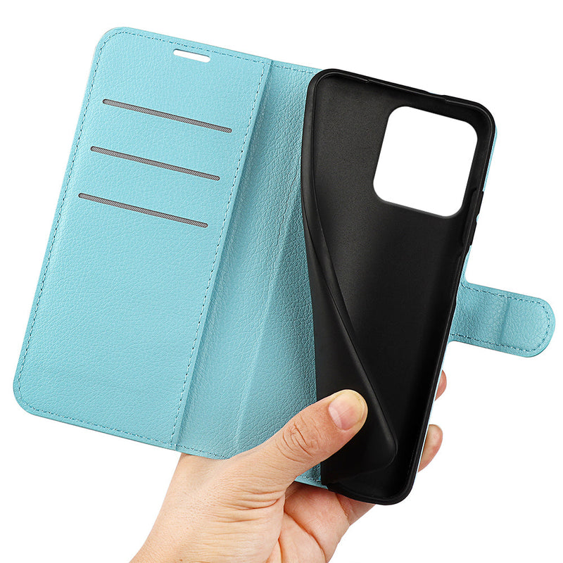 Motorola Moto G15 4G PU Wallet Case [LightBlue]