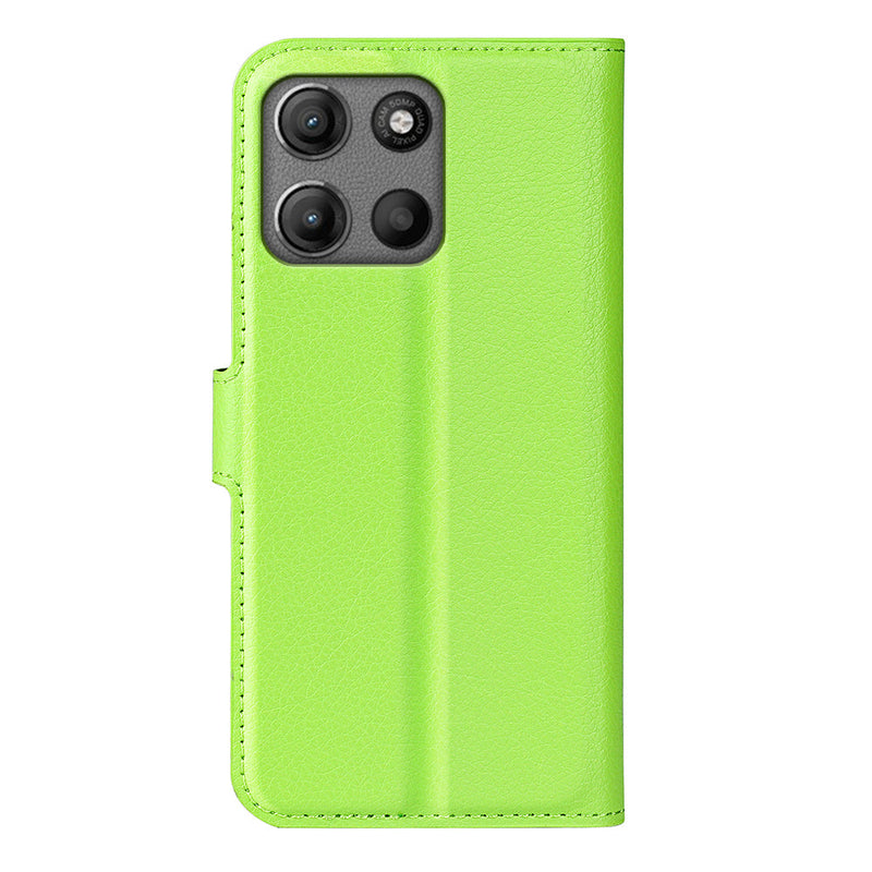 Motorola Moto G15 4G PU Wallet Case [Green]