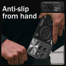 Motorola Moto G15 4G Ring Kickstand Case w/ Camera Cover [Black]