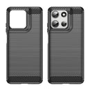 Motorola Moto G56 5G Carbon Fibre Brushed Case [Black]