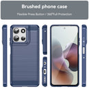 Motorola Moto G56 5G Carbon Fibre Brushed Case [Navy]