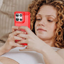 Moto G56 5G Carbon Fibre TPU Case Slim Shockproof Cover Red