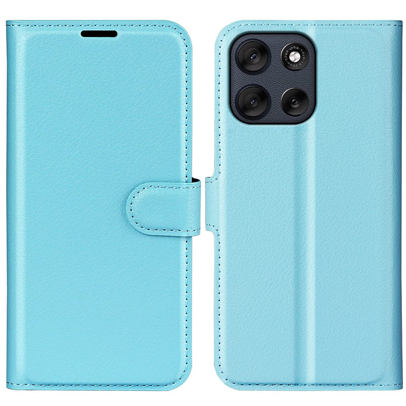 Moto G56 5G PU Wallet Case [LightBlue]