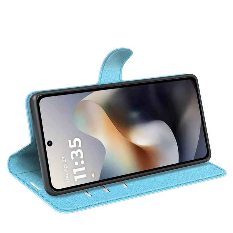 Moto G56 5G PU Wallet Case [LightBlue]