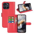Moto G56 5G PU Wallet Case [Red]