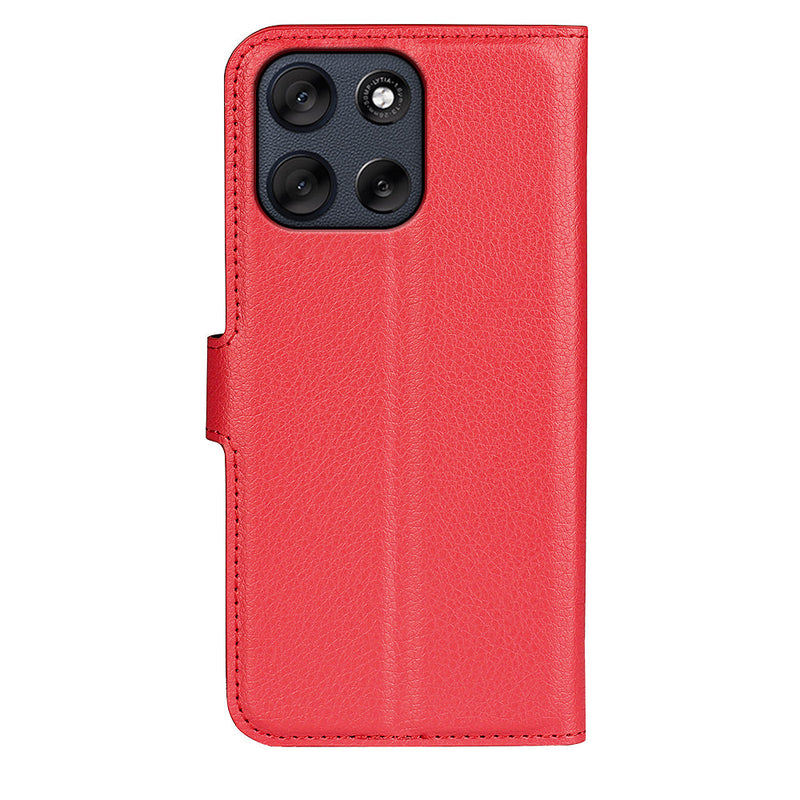 Moto G56 5G PU Wallet Case [Red]