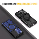 Motorola Moto G56 5G Ring Kickstand Case w/ Camera Cover [Rose Gold]