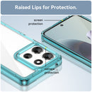 Motorola Moto G56 5G Soft TPU Bumper Case [Clear Blue]