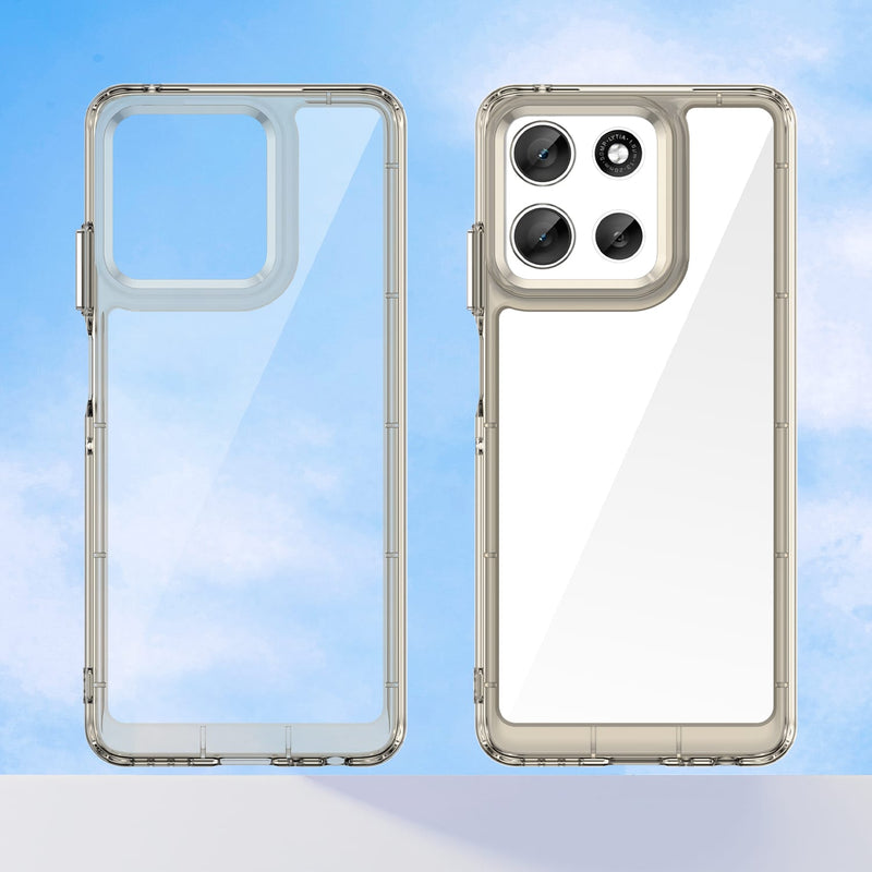 Motorola Moto G56 5G Soft TPU Bumper Case [Clear Grey]