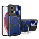 Motorola Moto G85 Ring Kickstand Case w/ Camera Cover [Navy]