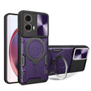 Motorola Moto G85 Ring Kickstand Case w/ Camera Cover [Purple]