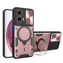 Motorola Moto G85 Ring Kickstand Case w/ Camera Cover [Rose Gold]