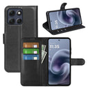 Moto G86 5G PU Wallet Case [Black] 1